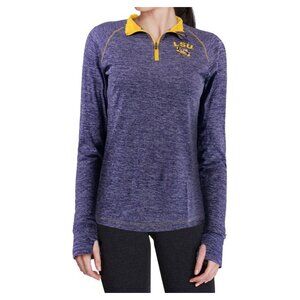 Colosseum LSU Long-sleeve Purple, Womens Size Small, 1/4Zip Lightweight Athletic